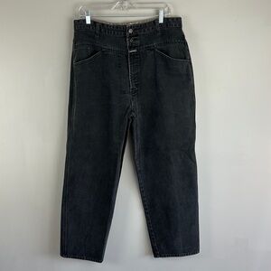 Vintage 90’s Marithe Francois Girbaud Mens Denim Jeans Black 36 M 100% Cotton